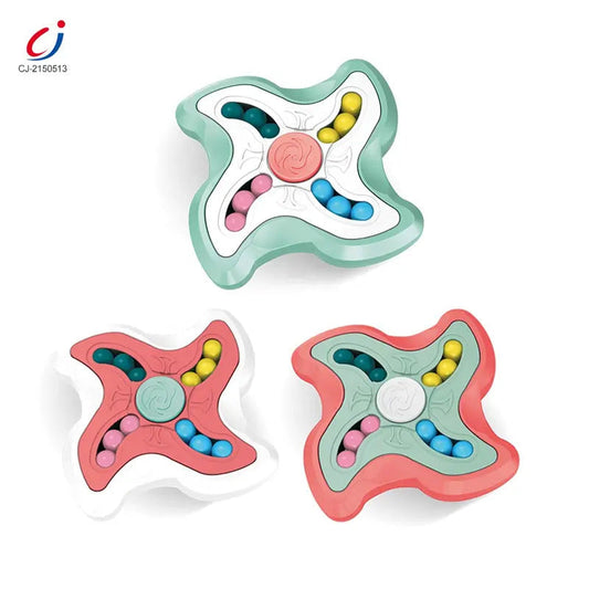 Rotating Finger Spinner Magic Bean Cube