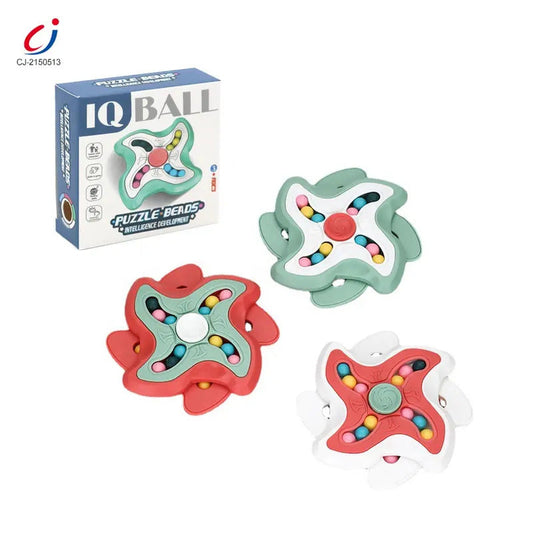 Rotating Finger Spinner Magic Bean Cube
