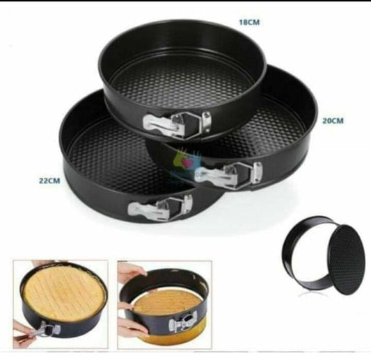 Cake Pan 3 Pcs Set